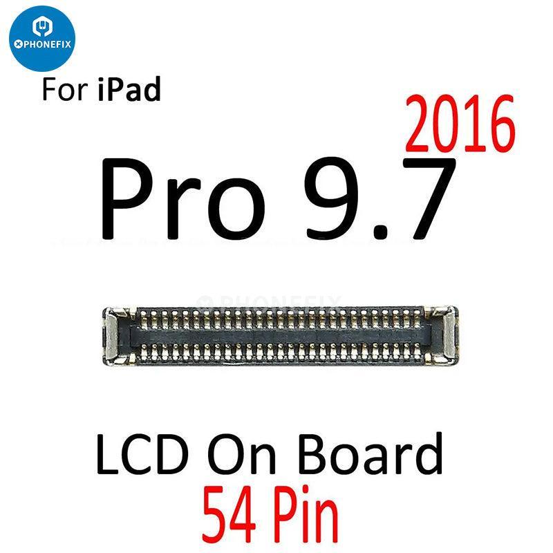Phonefix LCD touch screen digitizer FPC connector for iPad Pro 9.7, 10.5, and 12.9-inch tablets, repair part for iPad accessories.