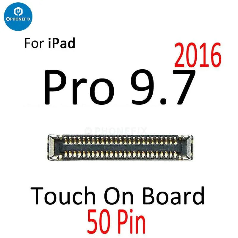 PhoneFix LCD touch screen digitizer FPC connector for iPad Pro 9.7, 10.5, 12.9 inch models, repair part for iPad accessories.