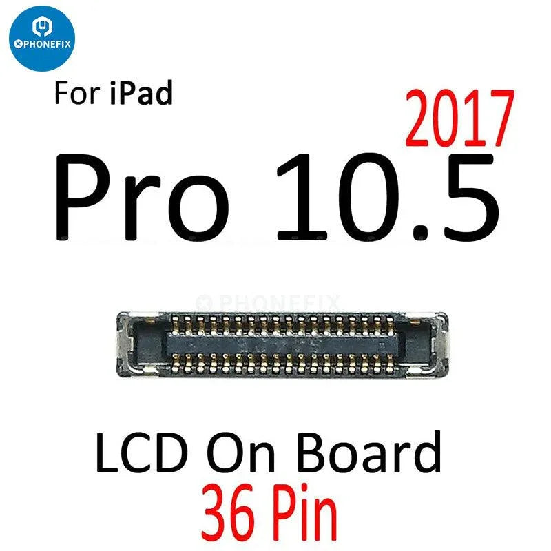 PhoneFix LCD touch screen digitizer FPC connector for iPad Pro 9.7, 10.5, 12.9-inch tablets, shown on SKU-11-10.536PLCDBoard.