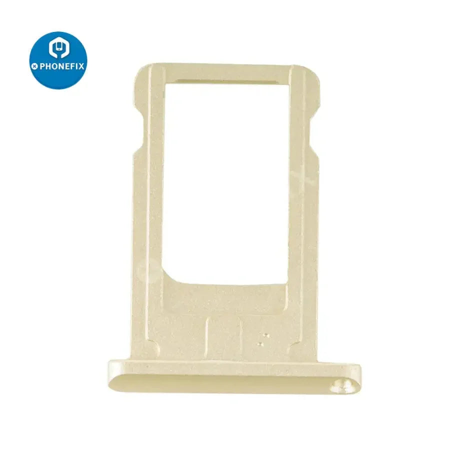 iPad Air 2 SIM card tray holder replacement by PHONEFIX, showing a small metal tray for securing SIM cards in the tablet.