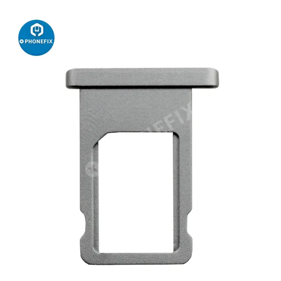 Phonefix iPad Air/Pro/Mini SIM card tray holder replacement for iPad accessories, showing a silver tray on a white background.