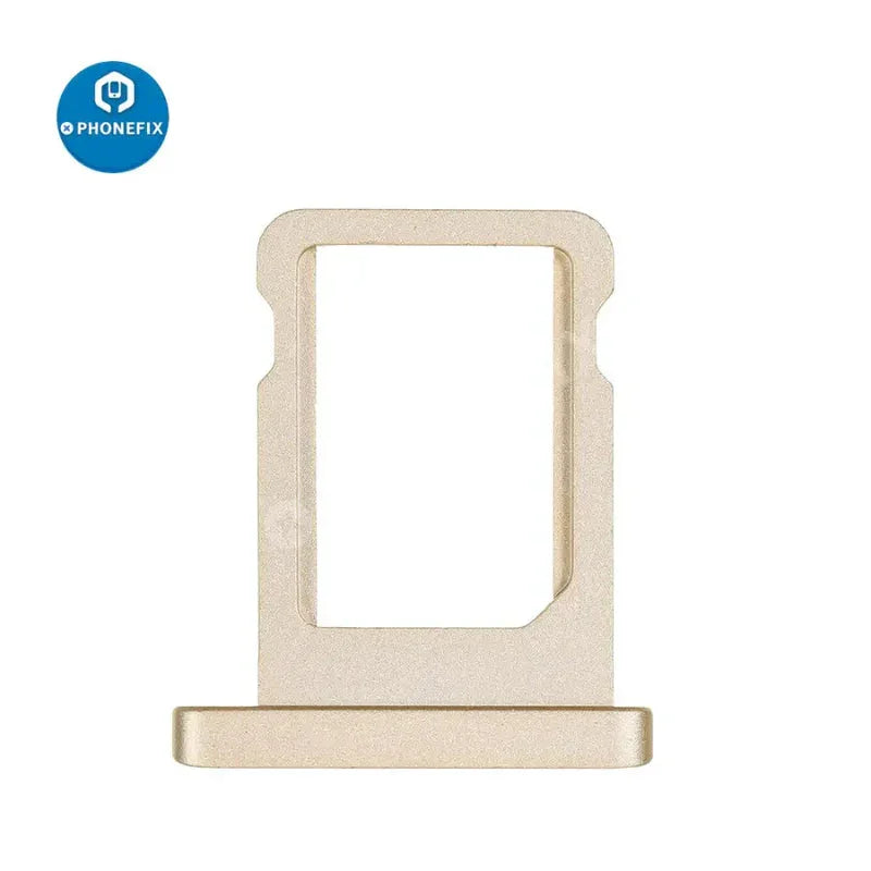 Phonefix SIM card tray holder replacement for iPad Air, Pro, and Mini series, compatible with various iPad models.