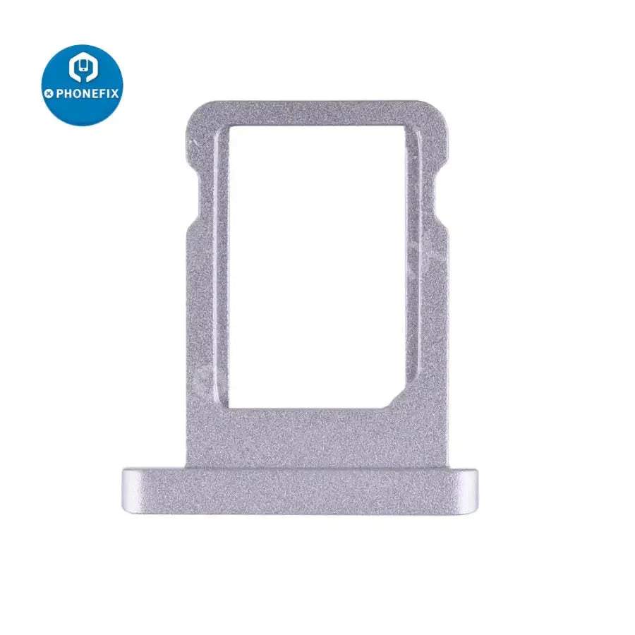 iPad Mini 4 and Pro SIM card tray holder replacement by PHONEFIX, showing the small tray for SIM card insertion.