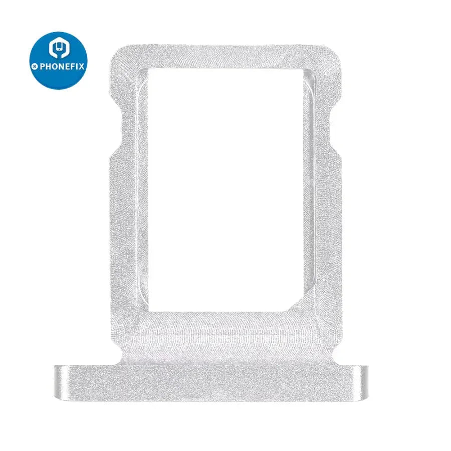 PhoneFix SIM card tray holder replacement for iPad Air, Pro, and Mini series, showing the tray and surrounding device edges.