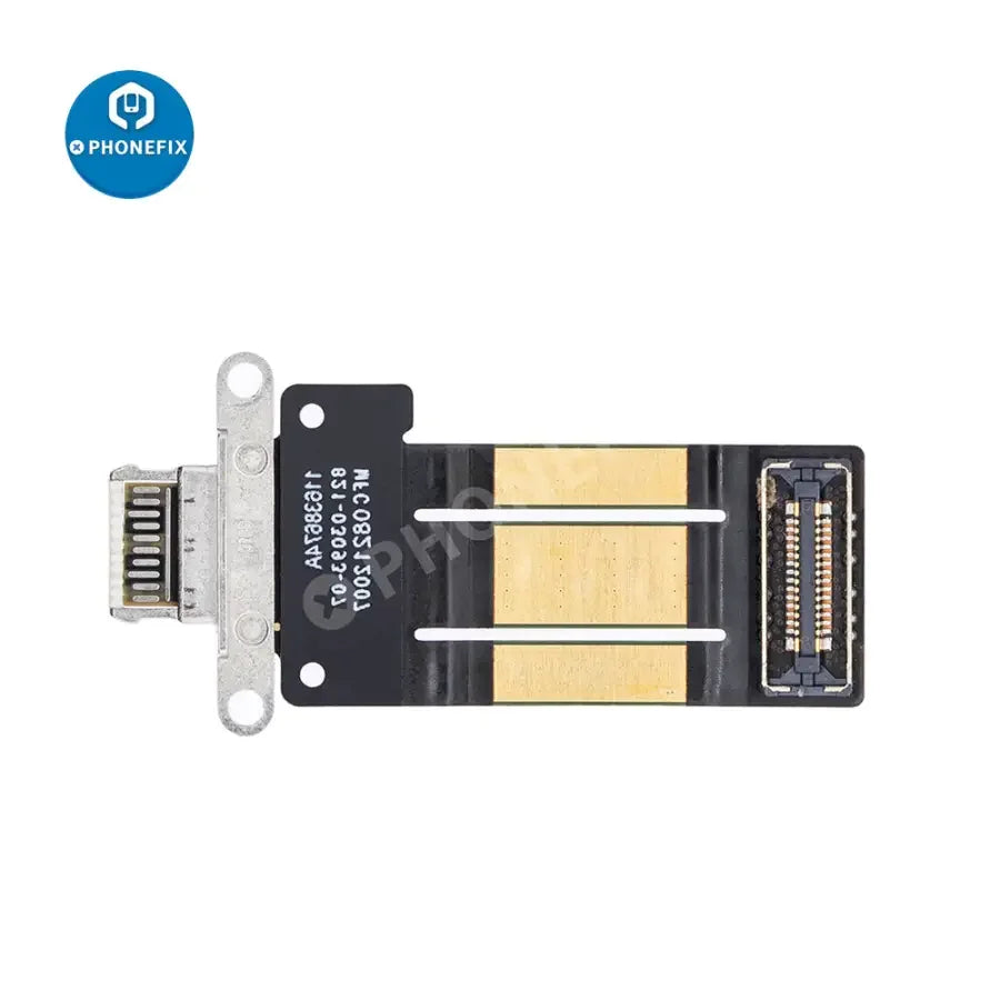 Replacement USB charging port flex cable for iPad Pro 11 3rd or 12.9 5th generation, compatible with iPad accessories by PHONEFIX.