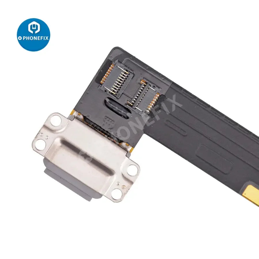 Flexible charging connector flex cable replacement for iPad Pro 9.7-inch, compatible with PhoneFix iPad accessories.