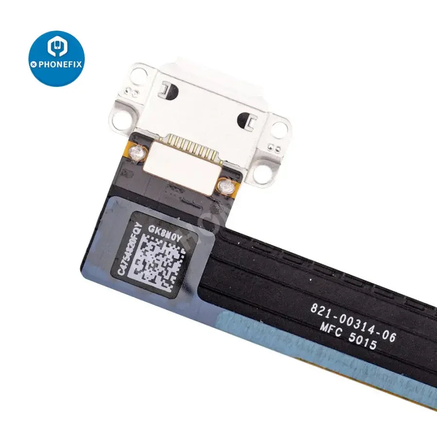 Flex cable charging connector replacement for iPad Pro 9.7-inch, compatible with PHONEFIX iPad accessories.
