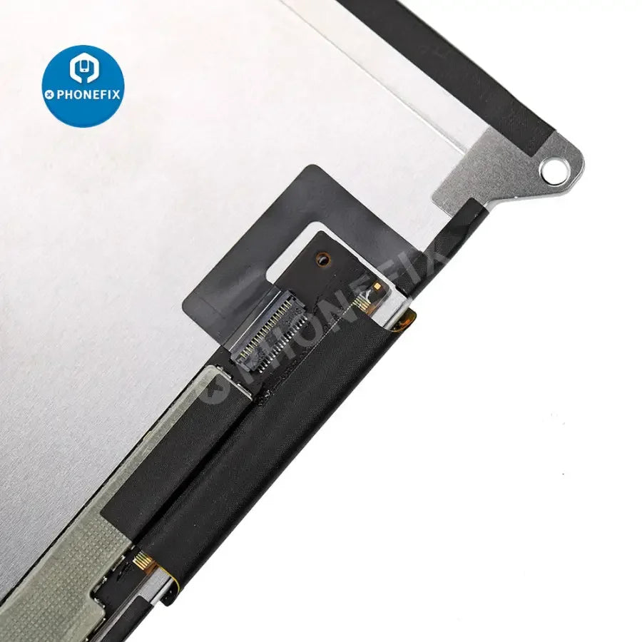 iPad 10.2-inch 7th/8th generation LCD display screen replacement by PHONEFIX, showing the new screen and packaging.