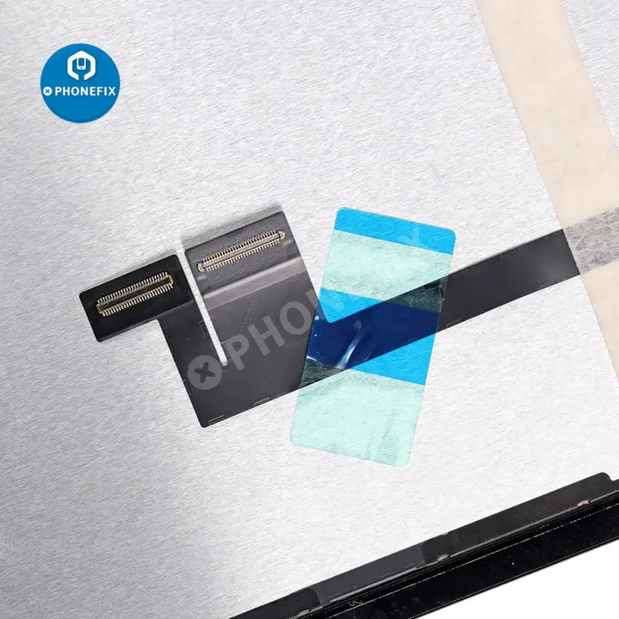 iPad Pro 11-inch 3rd generation LCD with digitizer assembly replacement by PHONEFIX, showing the screen and digitizer components.