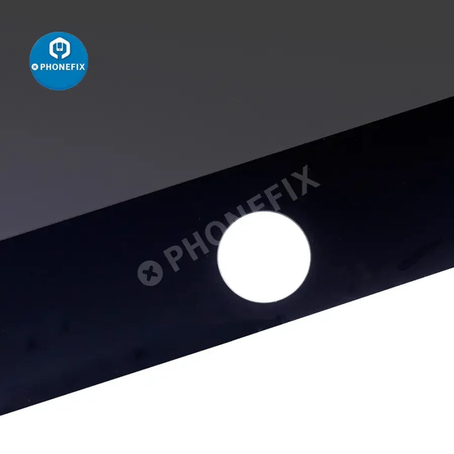 Phonefix LCD digitizer assembly for iPad Mini 4 replacement, without home button, featuring a new screen for easy installation.