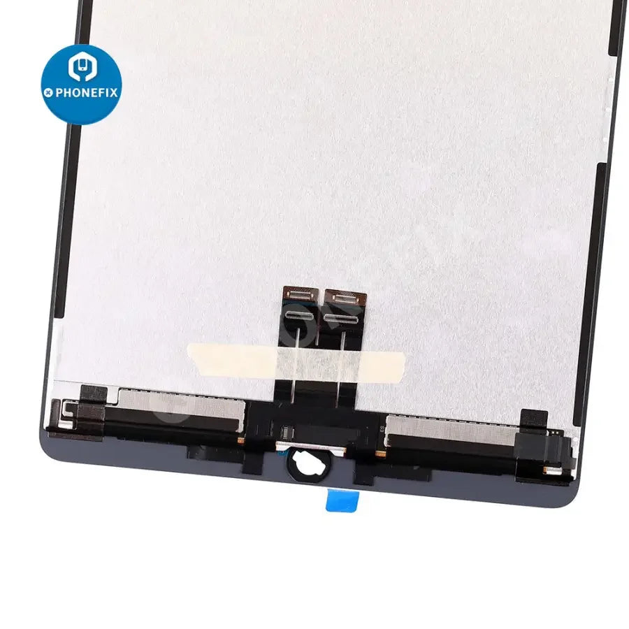 iPad Pro 10.5-inch LCD screen and digitizer assembly replacement by PHONEFIX, showing the assembled display for repair.