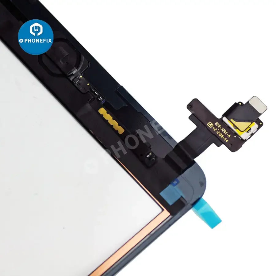iPad Mini 1/2 digitizer assembly replacement by PHONEFIX, showing the new replacement screen for iPad Mini repair.