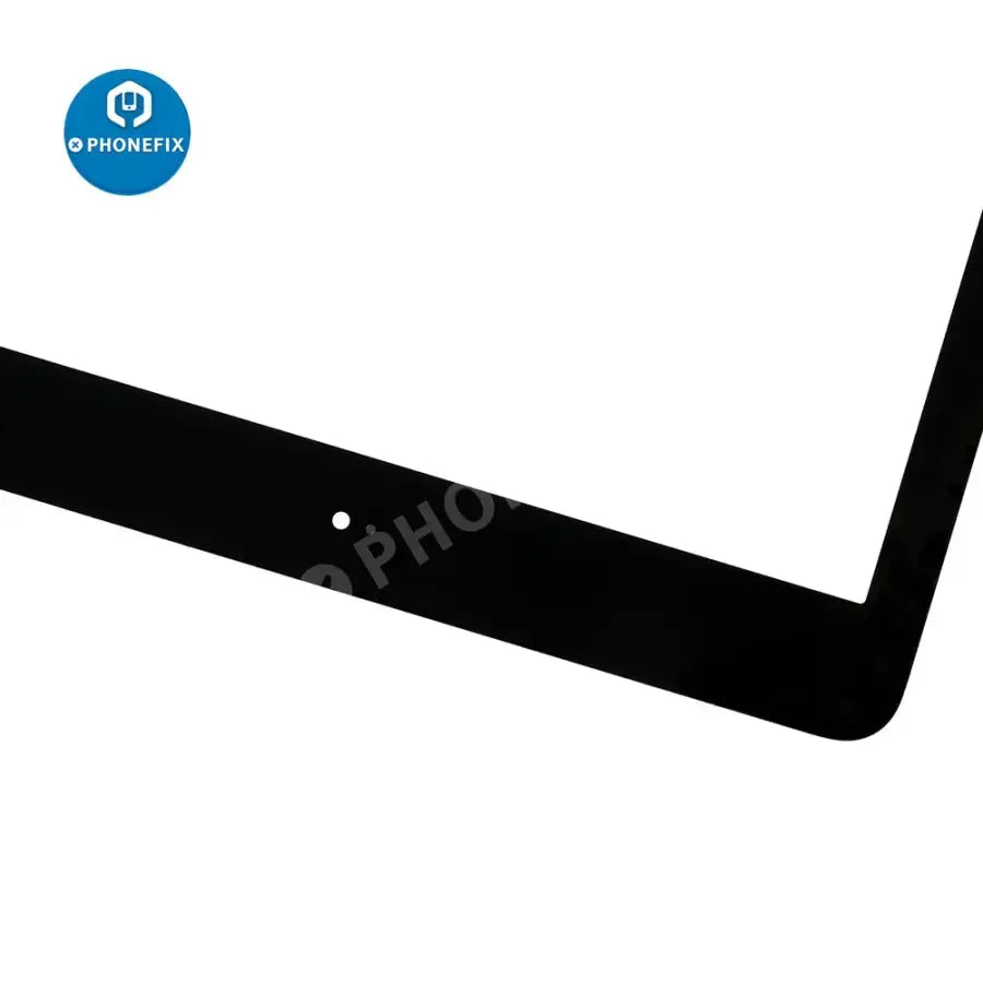 iPad 6 touch screen digitizer replacement by PHONEFIX, showing the new iPad 6 screen with digitizer attached for repair.