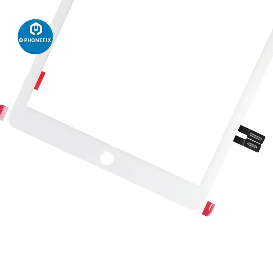 iPad 6 touch screen digitizer replacement by PHONEFIX showing the new iPad 6 screen with digitizer and frame.