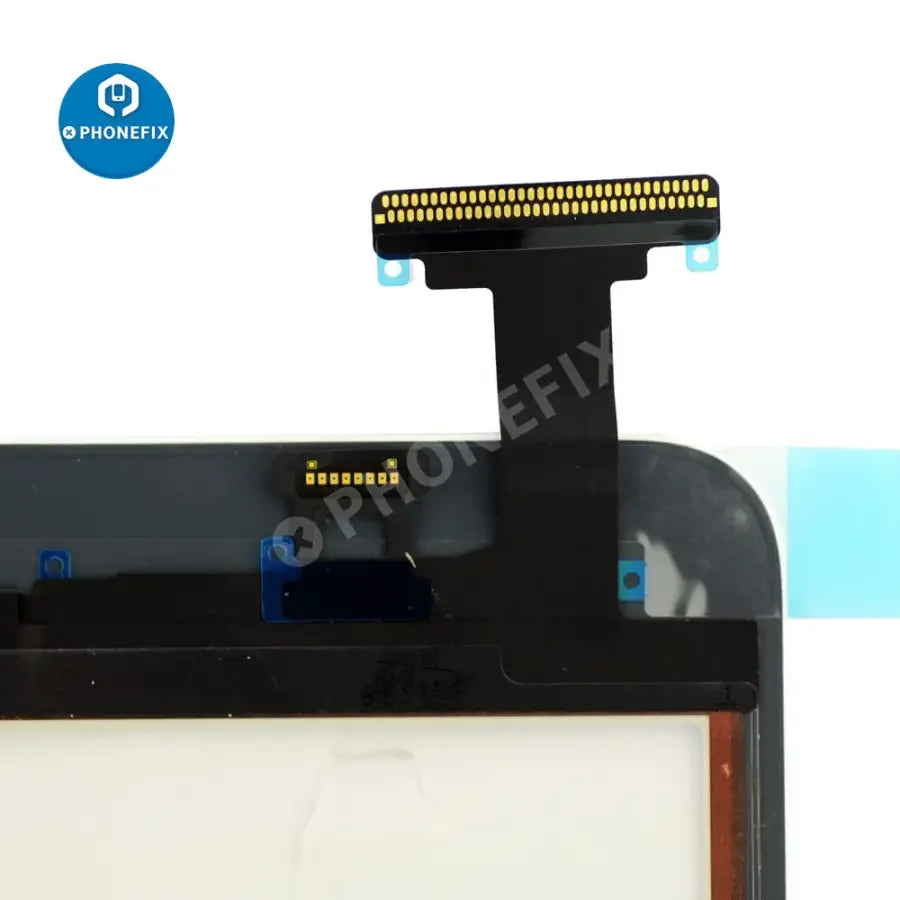PhoneFix iPad Mini 1/2 touchscreen digitizer replacement showing the new glass digitizer for iPad Mini models 1 and 2.