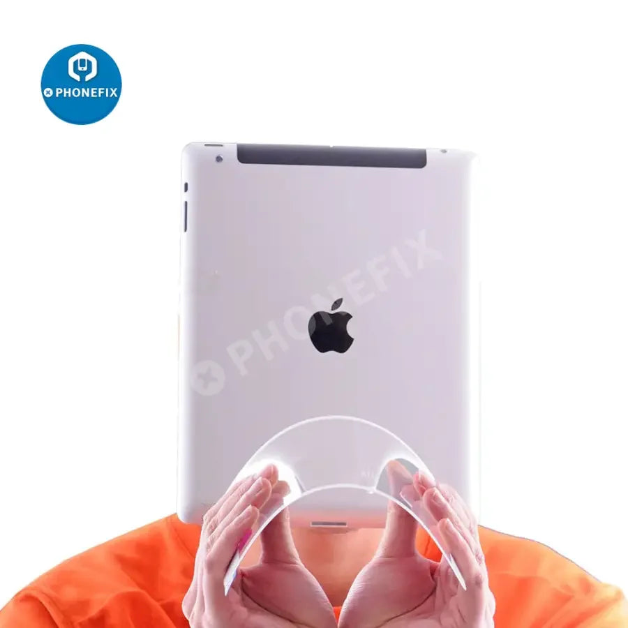 iPad Mini 1/2 replacement touch screen digitizer by PHONEFIX, showing a new iPad Mini digitizer for repair.
