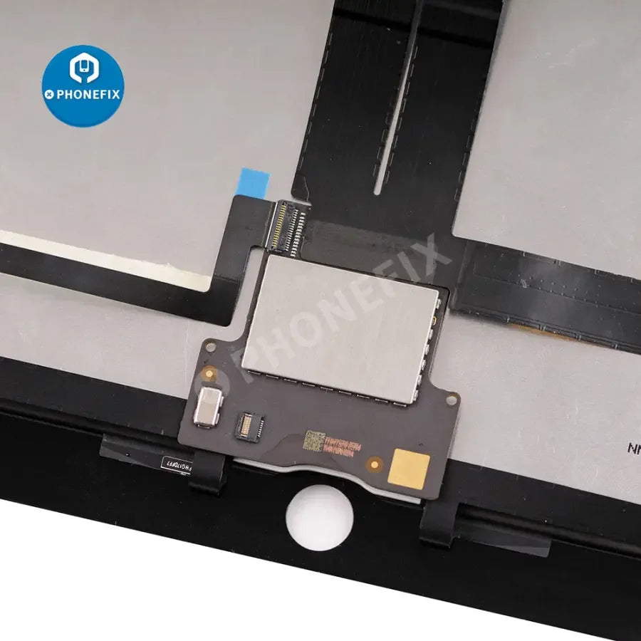 PhoneFix iPad Pro 12.9" LCD digitizer assembly with soldered board, complete replacement screen in white for iPad screen repair