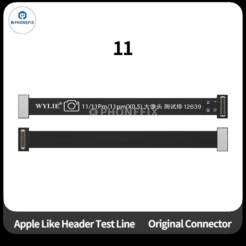 WYLIE rear camera extension FPC cable for iPhone X to Pro Max, compatible iPhone accessories by PHONEFIX, replacement part.