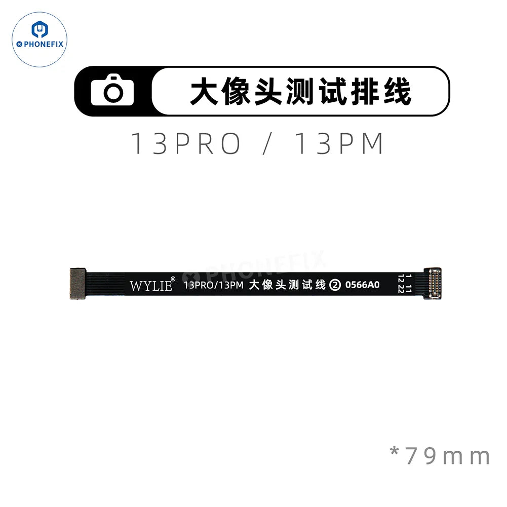 WYLIE rear camera extension test FPC cable for iPhone X to iPhone 17 Pro Max, compatible iPhone accessories by PHONEFIX