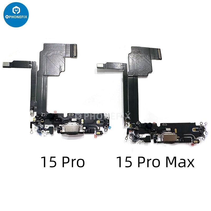 iPhone Lightning USB-C charging port flex cable replacement by PHONEFIX for iPhone accessories, showing the flex cable component.