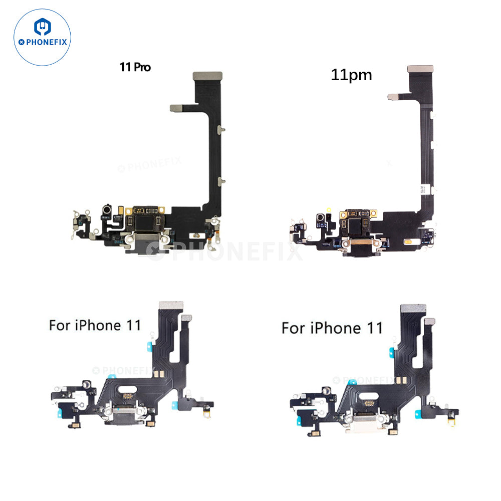 iPhone 11 series Lightning USB-C charging port flex cable replacement for iPhone accessories by PHONEFIX