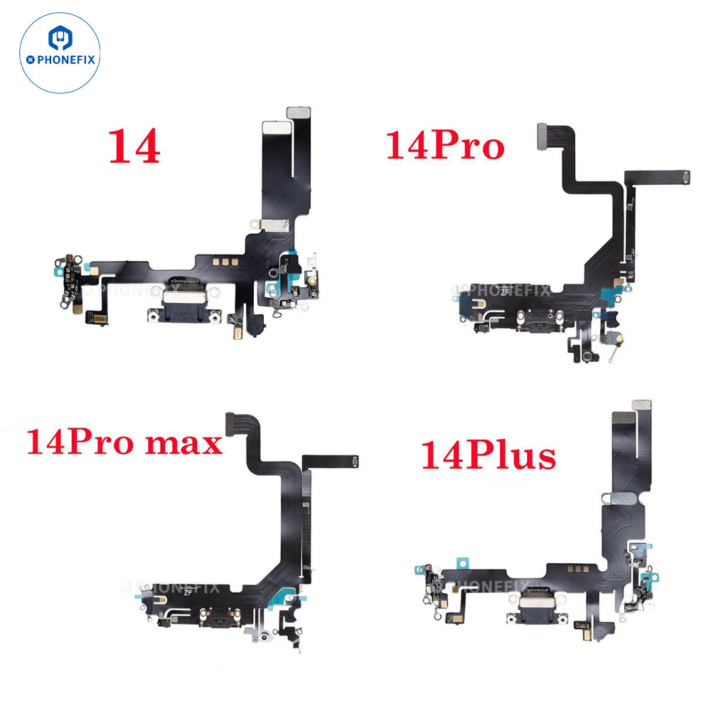 iPhone 14 series Lightning USB-C charging port flex cable replacement for iPhone accessories by PHONEFIX