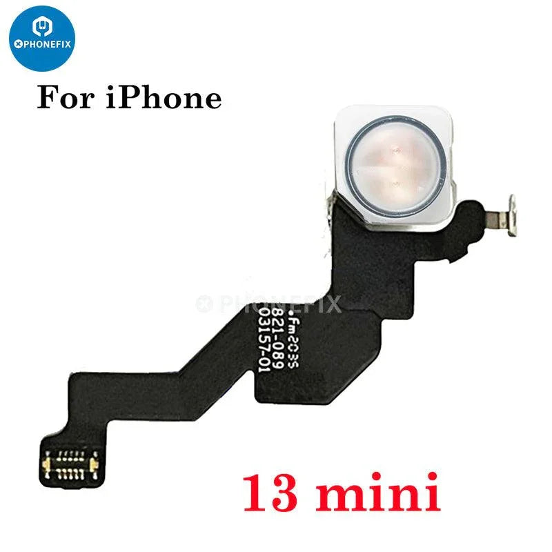 PHONEFIX iPhone 11-15 Pro Max flashlight flex cable replacement for iPhone accessories, showing the flexible cable part.
