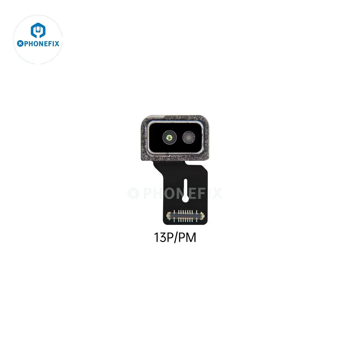 PHONEFIX JCID Programmable LiDAR Radar FPC for iPhone, repair accessory fixing rear camera issues on iPhone models.