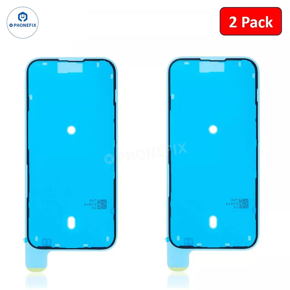 Waterproof sealing adhesive sticker for iPhone 15-16 Pro Max screen, designed by PHONEFIX for secure waterproof protection.