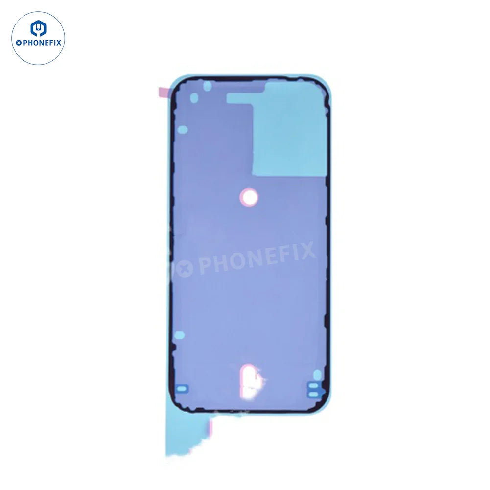 PHONEFIX waterproof sealing adhesive sticker for iPhone 15-16 Pro Max screen, ensures water resistance and secure attachment.
