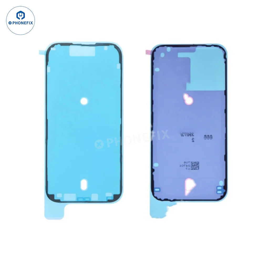 Waterproof sealing adhesive sticker for iPhone 15-16 Pro Max screen, PHONEFIX accessory for waterproof protection and sealing.