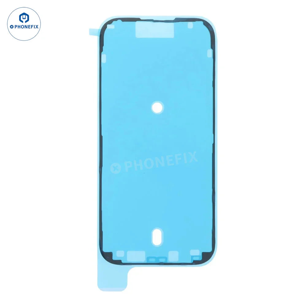 Waterproof sealing adhesive sticker for iPhone 15-16 Pro Max screen, PHONEFIX brand, used for waterproof protection and sealing.