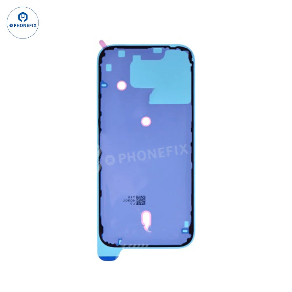 Waterproof sealing sticker for iPhone 15-16 Pro Max screen, PHONEFIX accessory, adhesive sealing for phone protection.