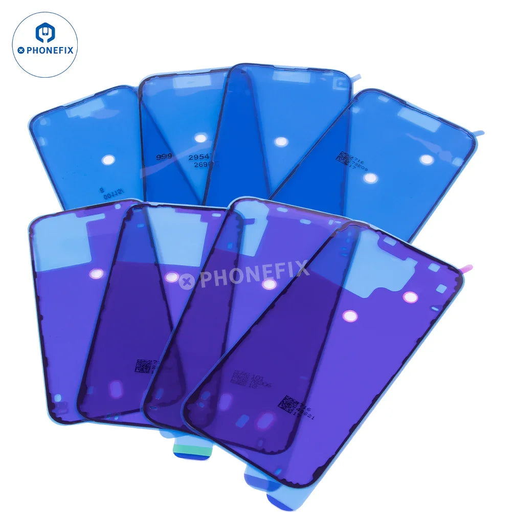 Waterproof sealing adhesive sticker for iPhone 15-16 Pro Max screen, PHONEFIX accessory, used for waterproof protection and sealing.