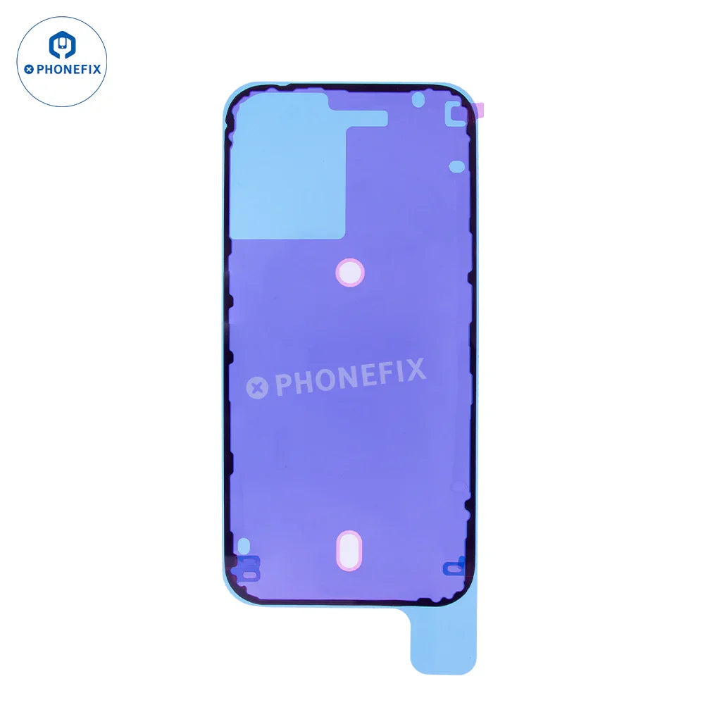 iPhone 15-16 Pro Max waterproof screen sealing sticker with adhesive, PHONEFIX accessory for screen protection.