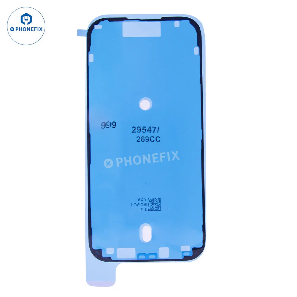 PHONEFIX waterproof sealing adhesive sticker for iPhone 15-16 Pro Max screen, waterproof and protective accessory.