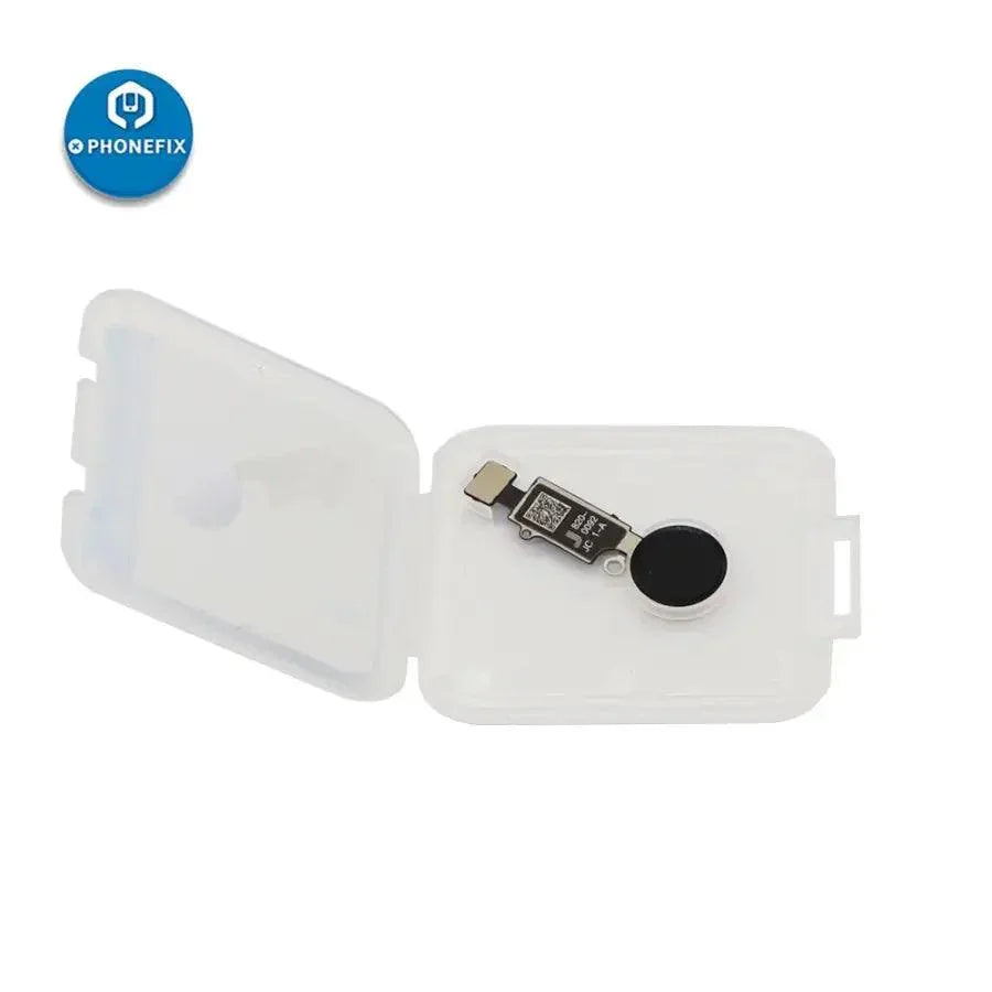 PHONEFIX JCID 6th Gen 3D Edition home button flex cable for iPhone 7/8 series, featuring rose gold color and precise connector details.