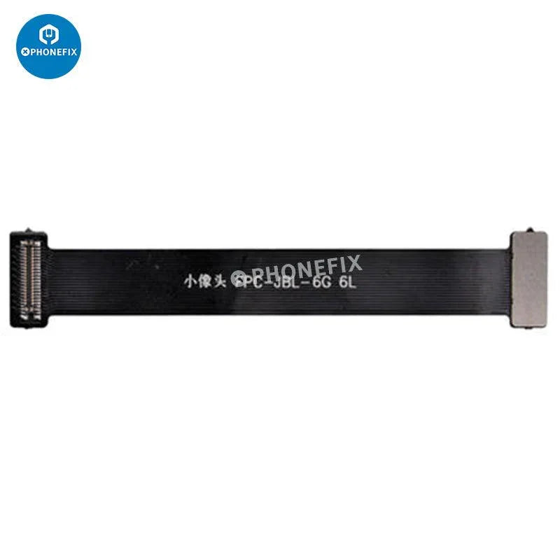 PhoneFix front camera sensor test flex cable ribbon for iPhone 6 to 11 Pro Max, replacement accessory for camera repair.