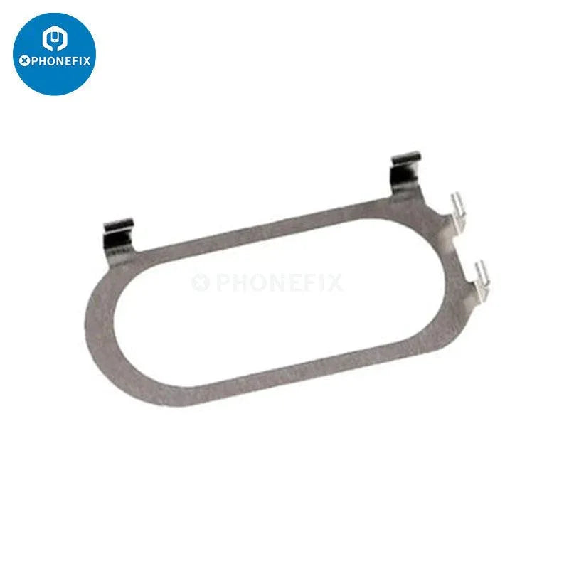 PHONEFIX iPhone 6-11 Pro Max rear camera metal bracket replacement, showing the metal support bracket for camera repair.