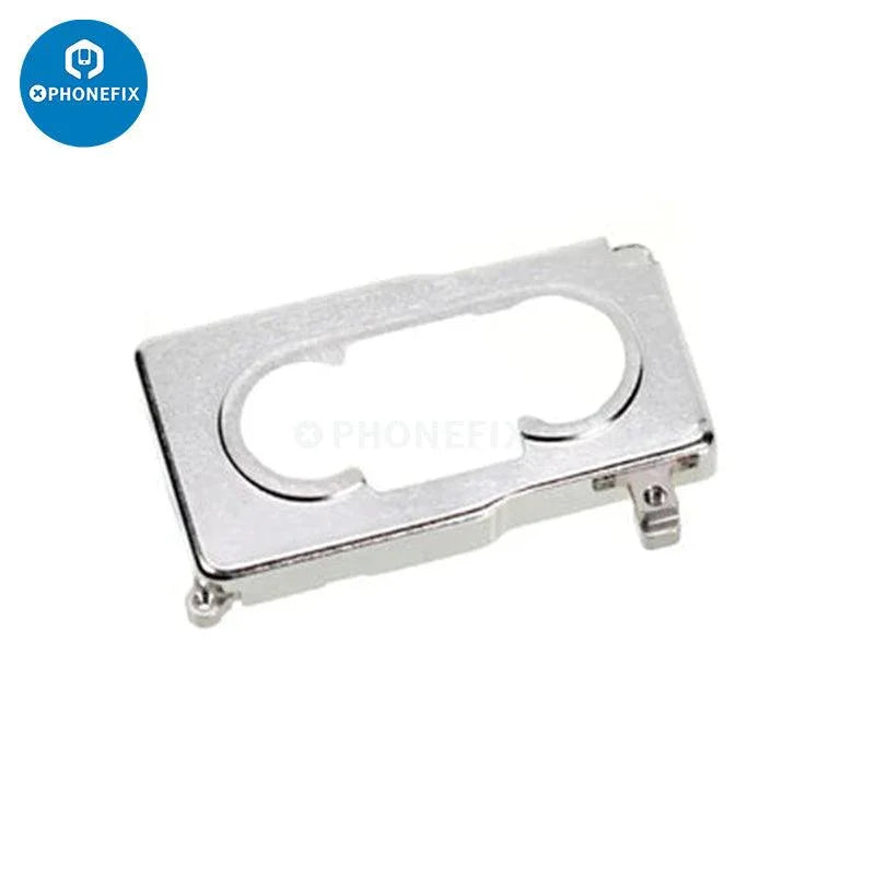 PhoneFix rear camera metal bracket replacement for iPhone 6 to iPhone 11 Pro Max, showing the sturdy metal support.