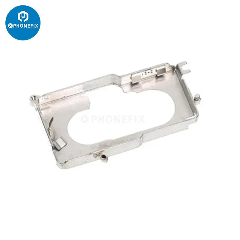 PhoneFix rear camera metal bracket replacement for iPhone 6 to 11 Pro Max, accessory supporting camera stability and repair.