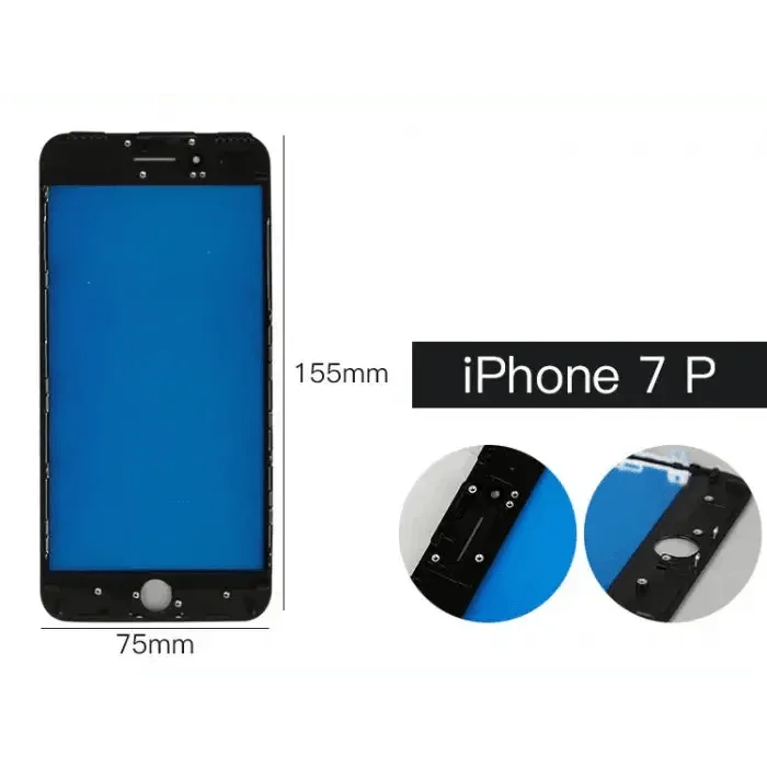 Cadre central d'écran LCD PhoneFix pour iPhone 6-X&nbsp;: pièce de rechange avec ajustement et finition précis.
