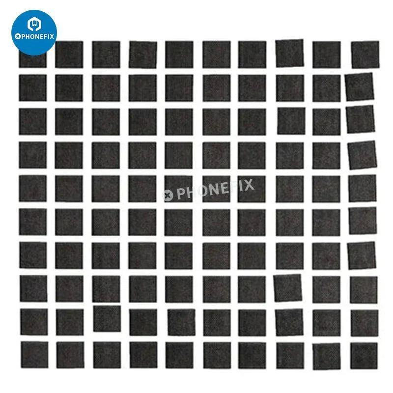 iPhone 6-X foam earpiece insulator with conductive sticker from PHONEFIX, for iPhone accessories, shown on a white background.