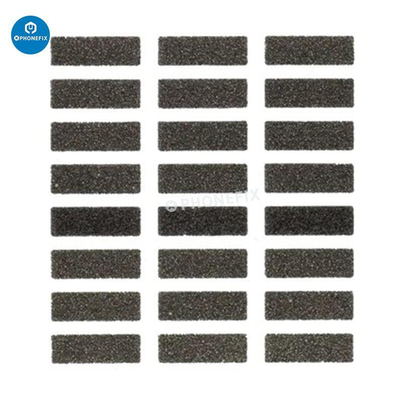 PhoneFIX replacement foam pads for iPhone 6-11 Pro Max front camera, accessory part for camera lens protection.
