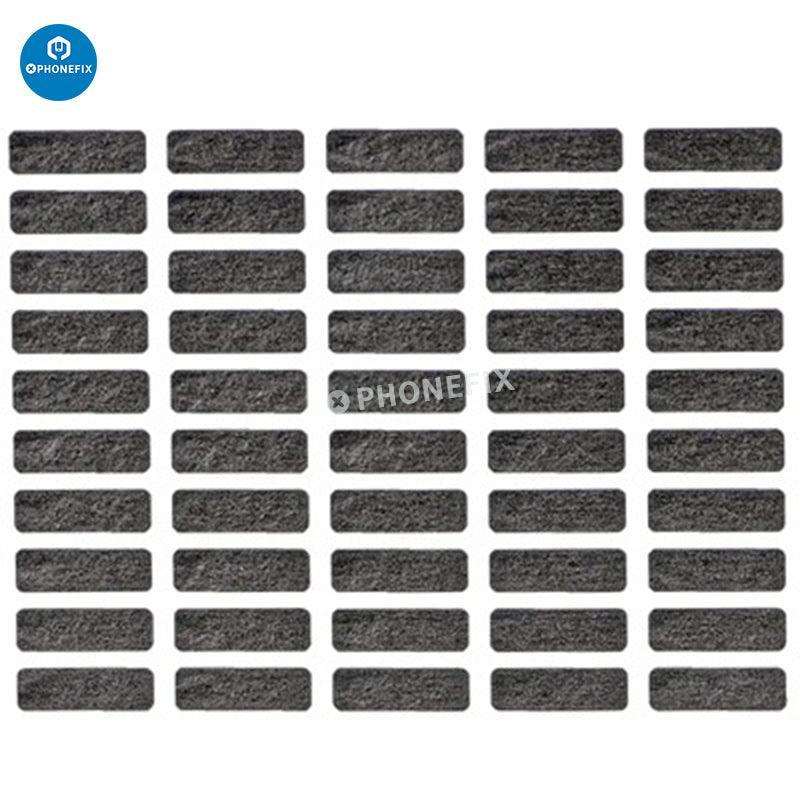 PhoneFix foam replacement pads for iPhone 6 to 11 Pro Max front camera, accessory replacement for improved camera sealing.
