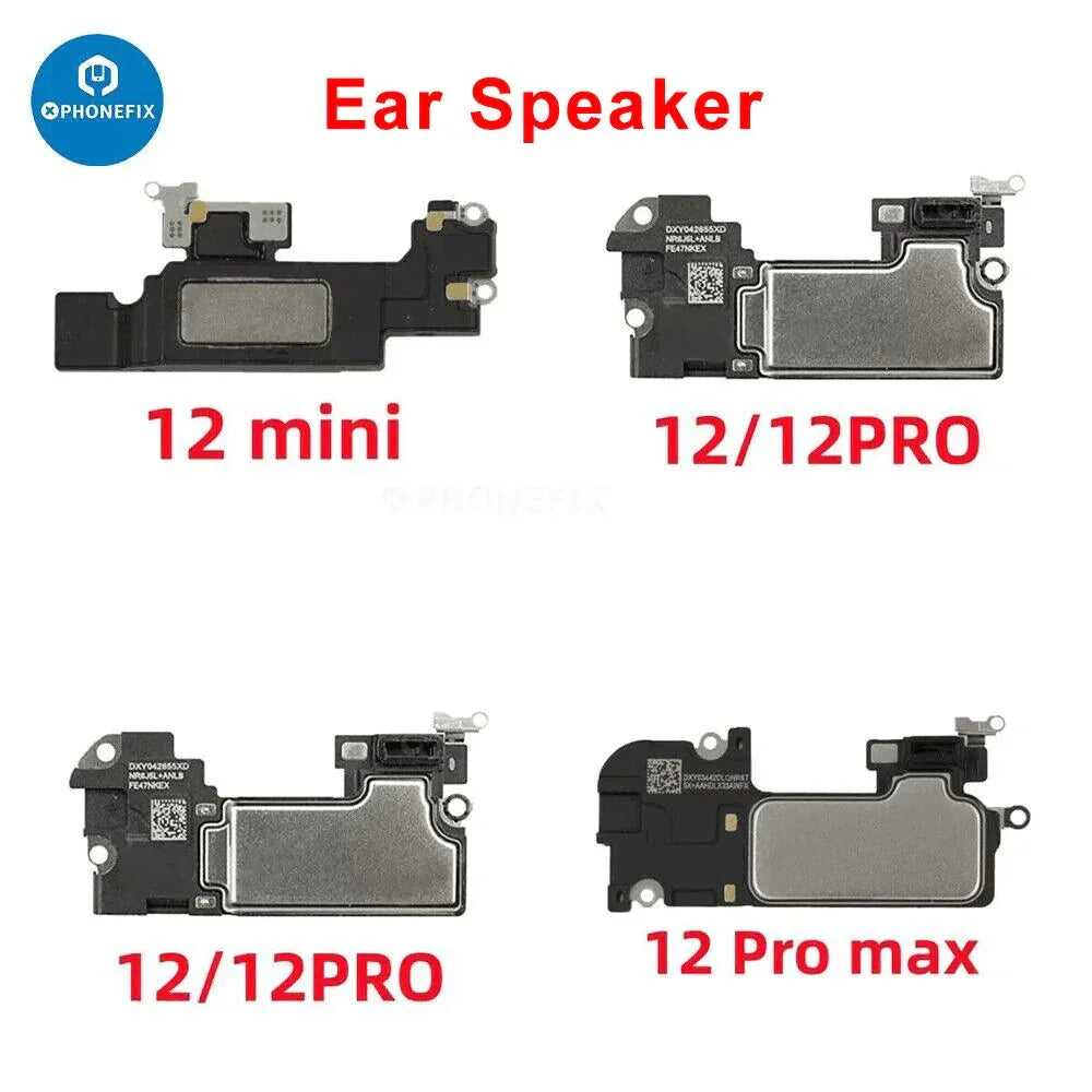 iPhone earpiece speaker sound receiver replacement for iPhone accessories by PHONEFIX, showing a close-up of the replacement part.