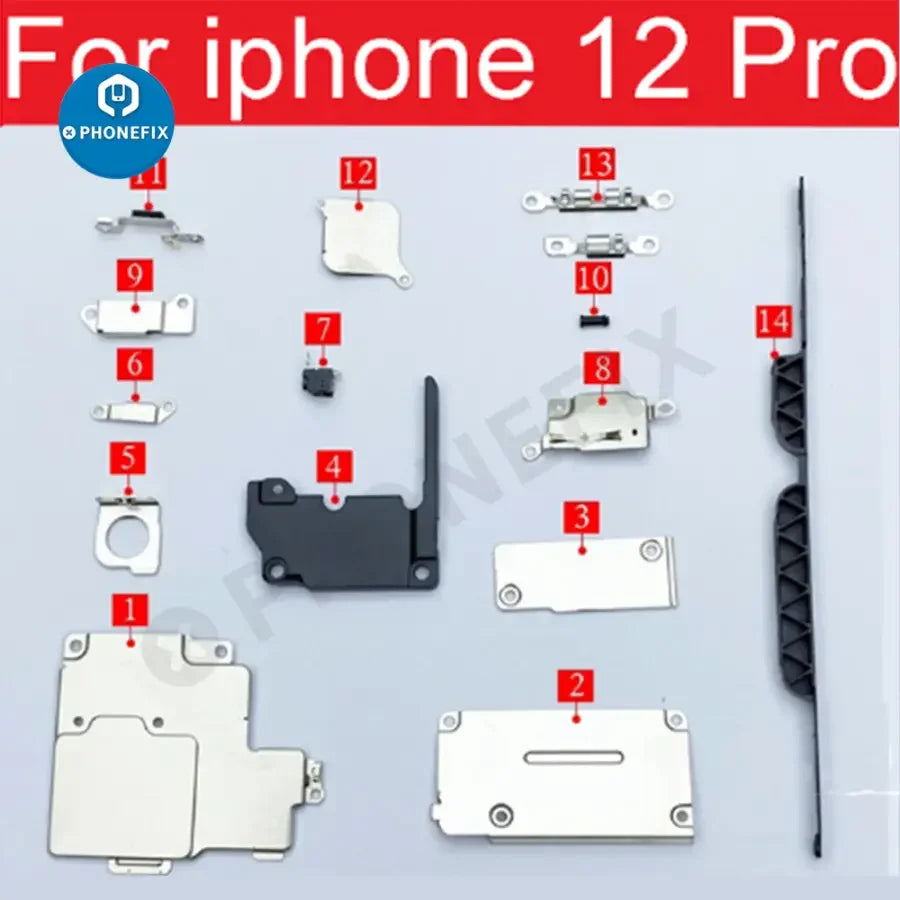 Petit support de protection en métal pour iPhone 6-13 Pro Max, accessoire interne pour téléphone de la marque PHONEFIX, utilisé pour le support et la protection internes.