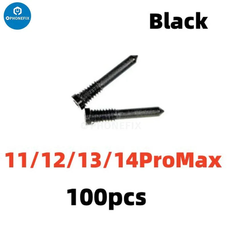 iPhone bottom pentalobe screws replacement parts by PHONEFIX, small metal screws for iPhone repair.