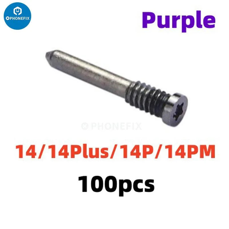 iPhone bottom pentalobe screws replacement parts by PHONEFIX, small repair screws for iPhone accessories.