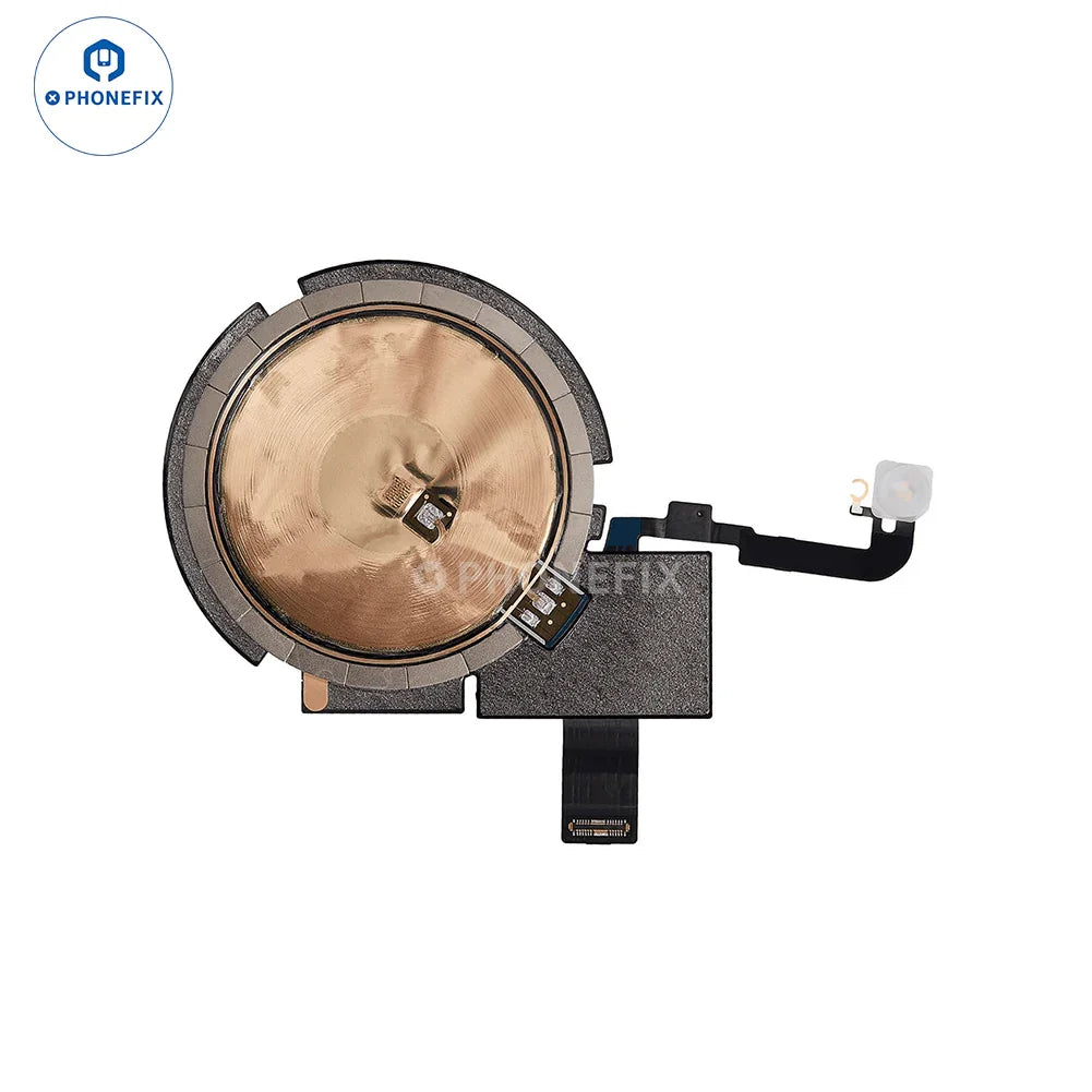 Wireless NFC charging flex assembly for iPhone X to iPhone 15 Pro Max, compatible with PHONEFIX iPhone accessories.